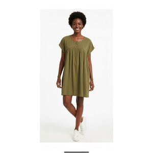 Madewell Olive Green Mini Dress